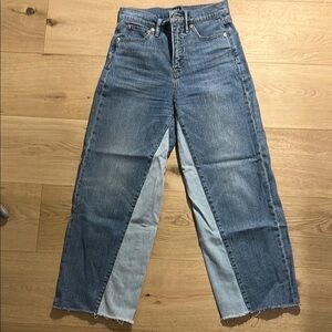 Two-Tone Blue Gap Women's Jeans - Petite